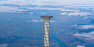 Illustration for article titled The Unlikely Quest to Build a Tower Tall Enough to Take Astronauts to Space